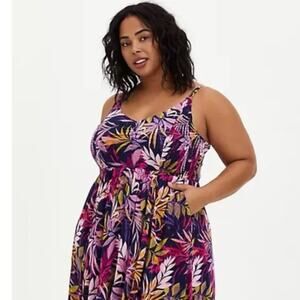 Floral Sleeveless Maxi Dress